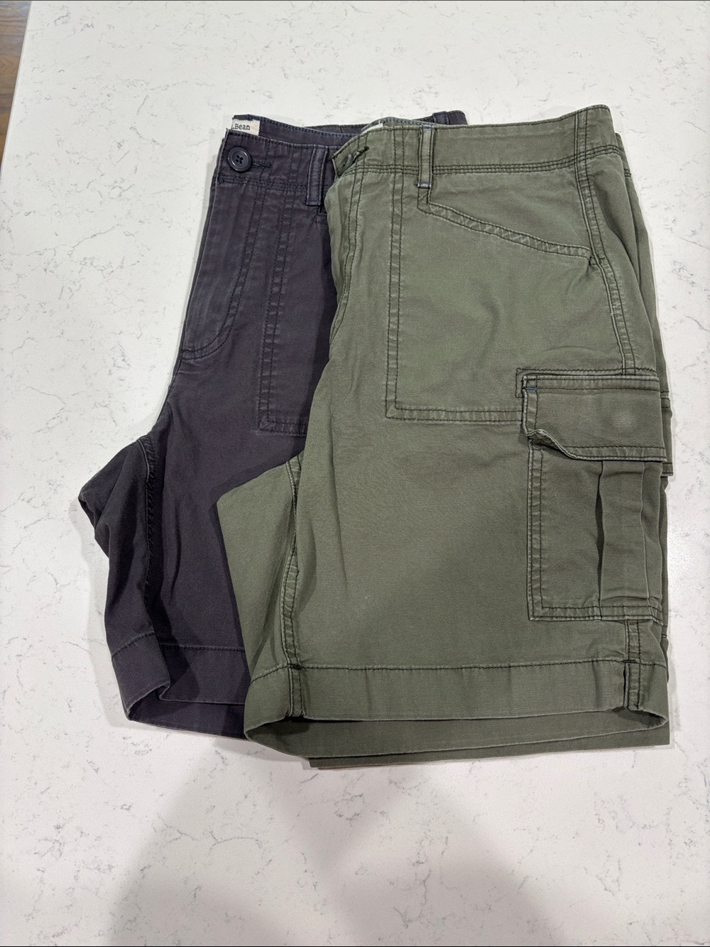 L.L. Bean Favorite Fit Cargo Shorts Bundle of 2